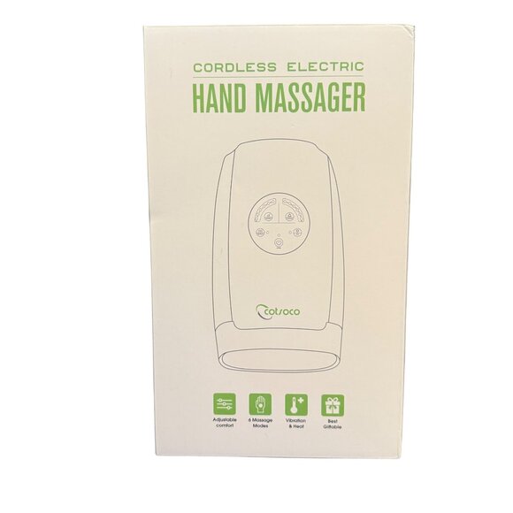 Hand Massager Cordless Electric Adjustable Settings Heat Portable By Cotsoco NIB - Picture 6 of 10